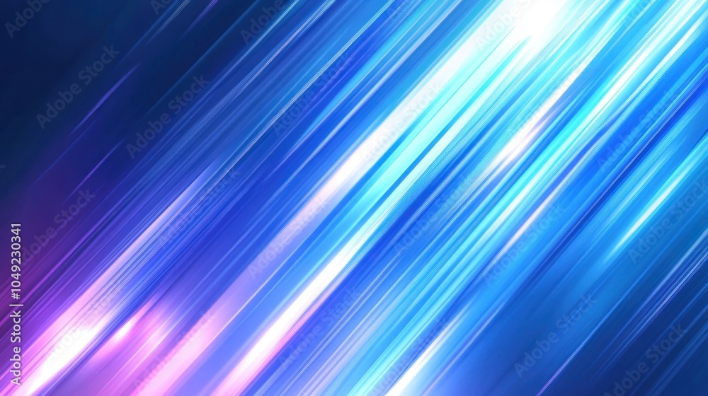 Abstract Blue and White Lines Background
