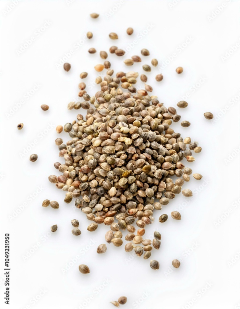Close-up of hemp seeds Close-up of hemp seeds