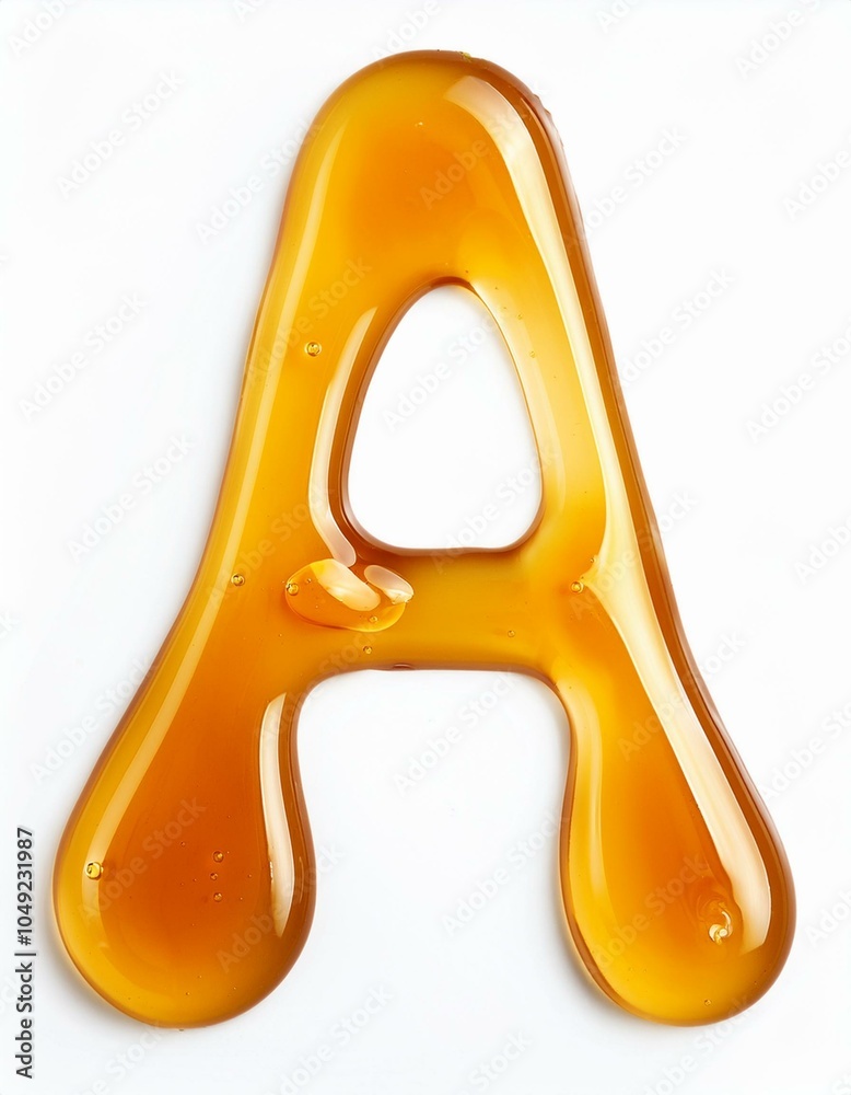 Honey letter A Honey letter A