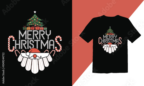 Christmas Joy T-Shirt with Tree and Gifts