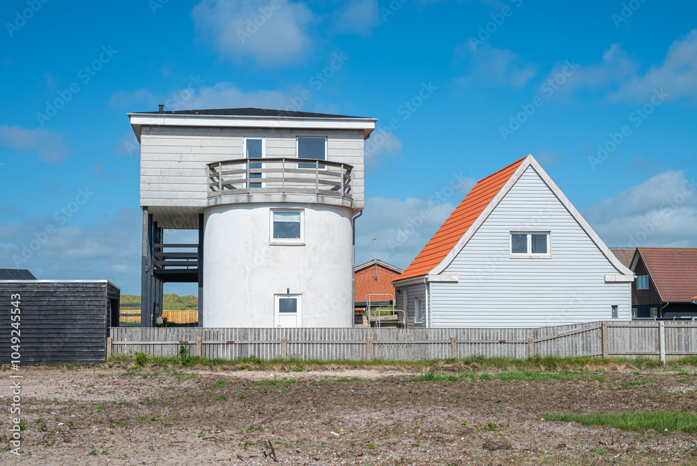 Town of Thyboron in Denmark on a summer day Town of Thyboron in Denmark on a summer day