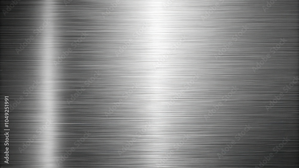 Brushed metal texture in a background emphasizing depth of field