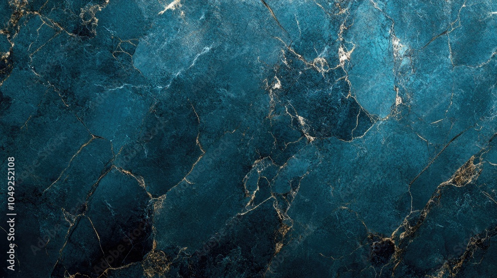 Teal Marble with Gold Veining Teal Marble with Gold Veining