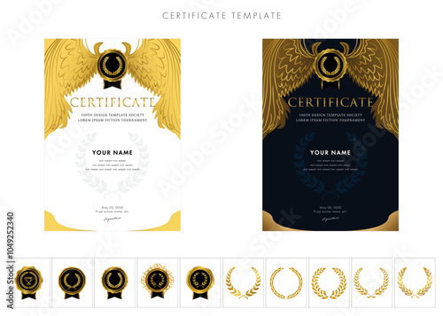 賞状２４８　certificate　award　表彰状　celebration