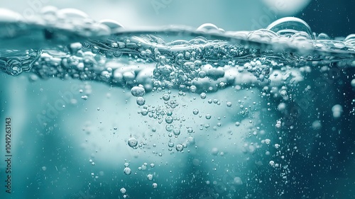 bubbles in water. made with generative Ai	