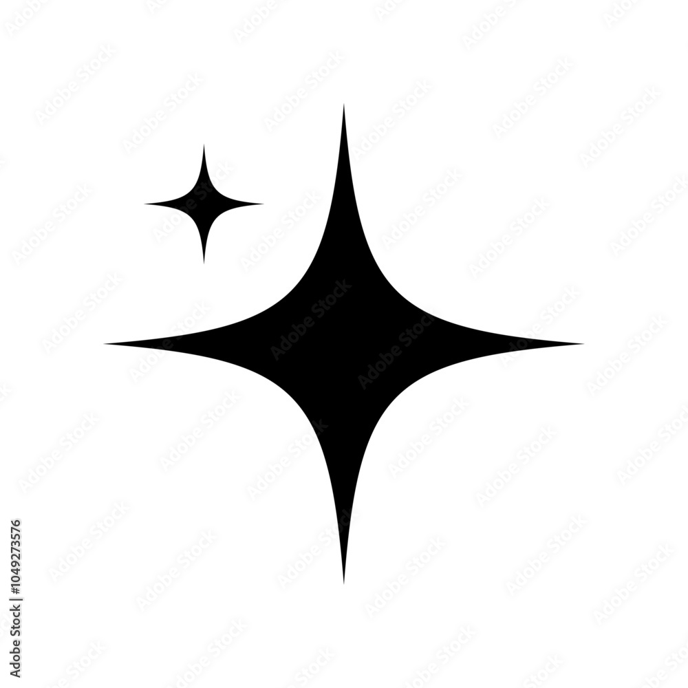 Star sparkles icon Star sparkles icon