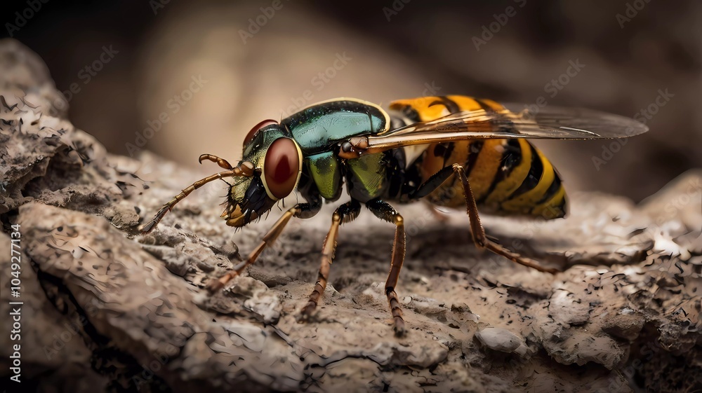 macro of a fly macro of a fly