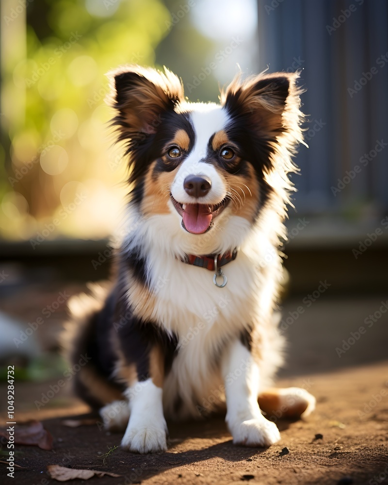 A fluffy golden puppy, sitting calmly in the warm sunlight, gazes sweetly into the camera. Its soft fur glows against the blurred nature backdrop, creating a serene scene. A fluffy golden puppy, sitting calmly in the warm sunlight, gazes sweetly into the camera. Its soft fur glows against the blurred nature backdrop, creating a serene scene.