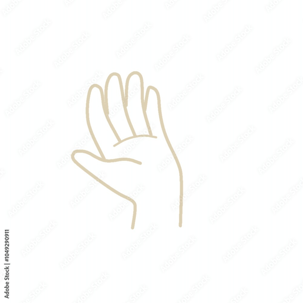 Obraz premium 手のひら