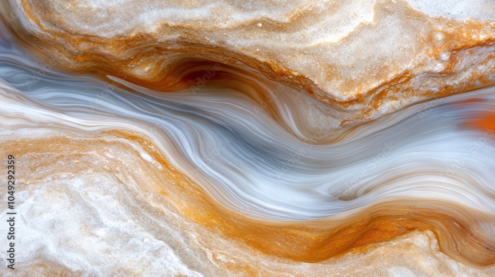 Obraz premium Swirling patterns of natural stone