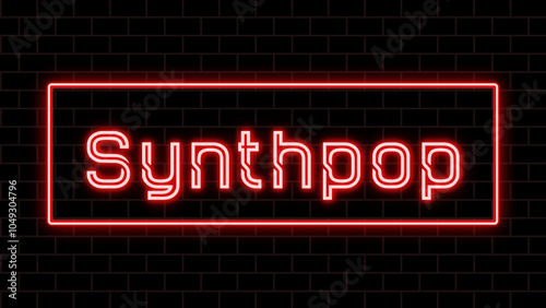 Synthpop (シンセポップ) のホワイトボード風イラスト photo