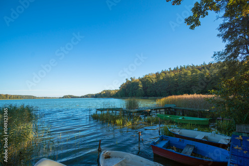 boat on the lake