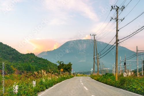 road to the Ibuki mountains,Japan photo