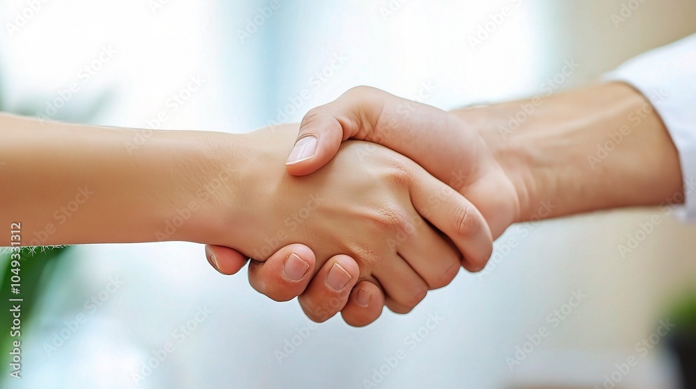 Businessmen Sealing a Deal with a Handshake Businessmen Sealing a Deal with a Handshake