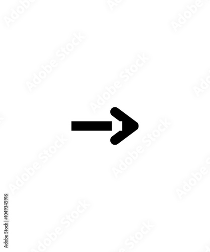 image of a black direction icon on a white background