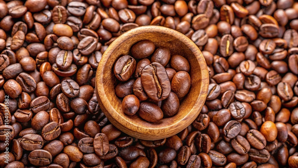 Slow-cooked Kopi Luwak coffee bean enhancing the flavor of a specialty dessert Slow-cooked Kopi Luwak coffee bean enhancing the flavor of a specialty dessert