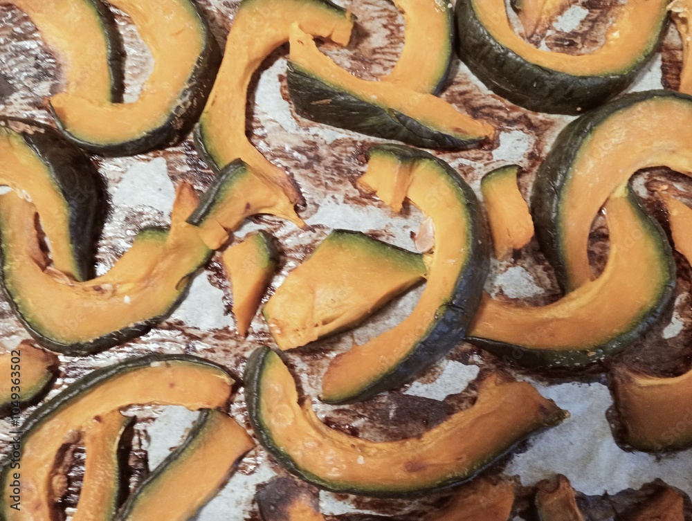 Siliced pumpkin