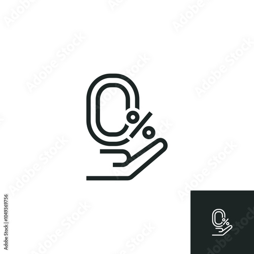 Tax free icon isolated on white background. Vector illustrations are made with vector-based software, not AI generated results.
