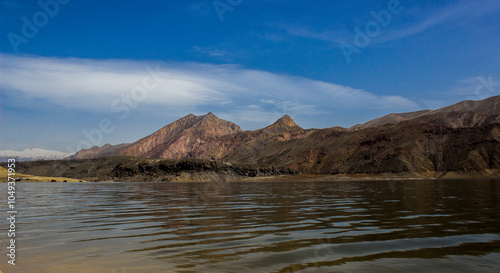 lake and mountains