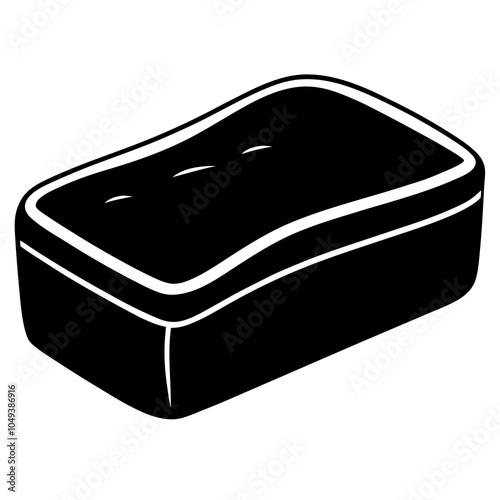 hand made soap on white background