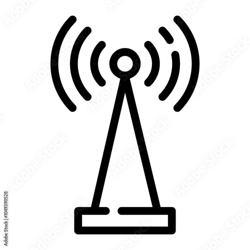 antenna line icon