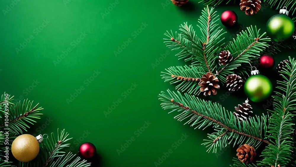 christmas background with christmas tree and decorations christmas background with christmas tree and decorations