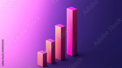 Free Download 3d rendering of Ai analysis graphs bars of the financial data on colorful board	background  - GFXLoad