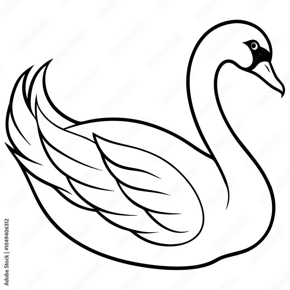 Fototapeta premium Swan