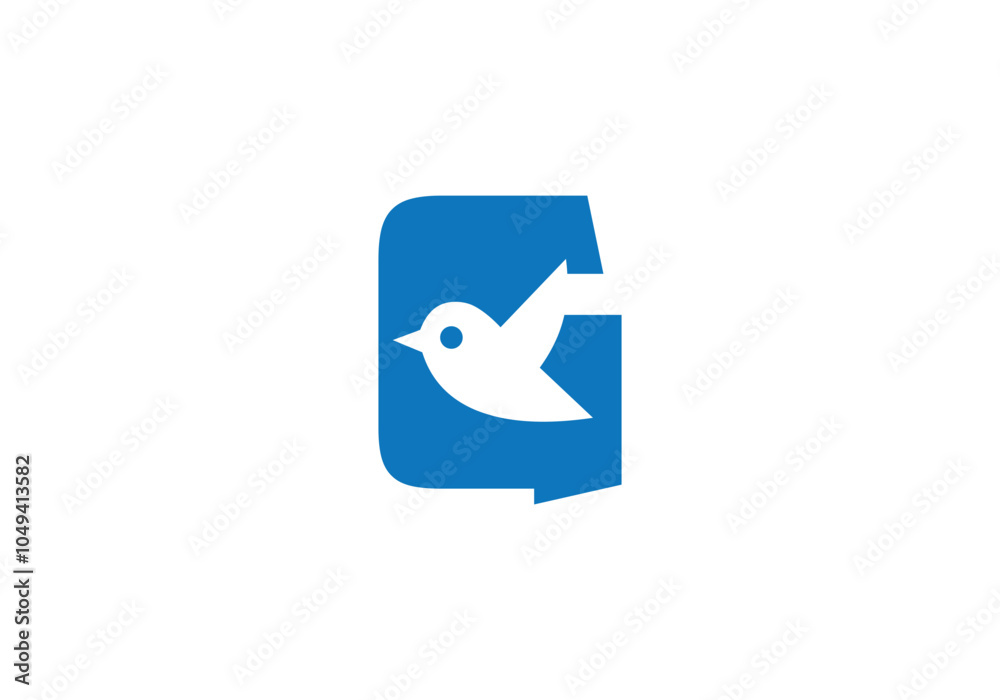 this is Sparrow and English capital letter logo design this is Sparrow and English capital letter logo design