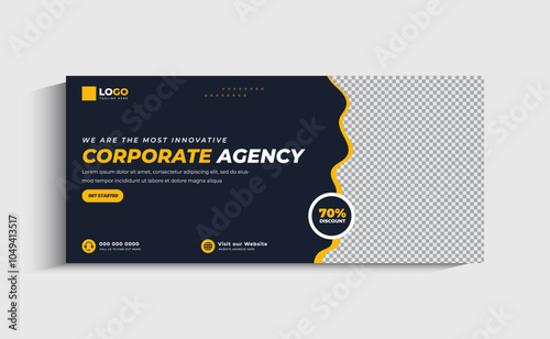 Digital Marketing Facebook Cover template