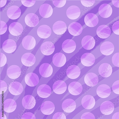 Pattern purple circles