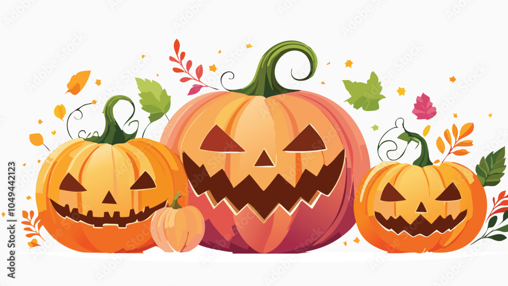Halloween Pumpkins Vector Design Halloween Pumpkins Vector Design