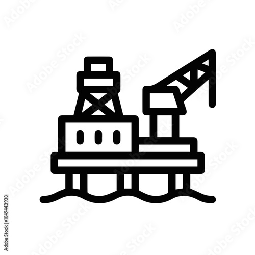 Oil icon symbol vector image Illustration 