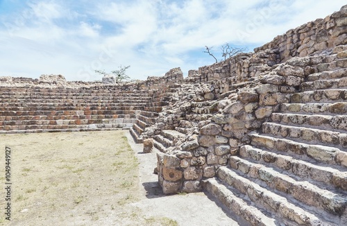 The ruins of Canada de la Virgen, home to one of the northernmost pyramids in Mexico