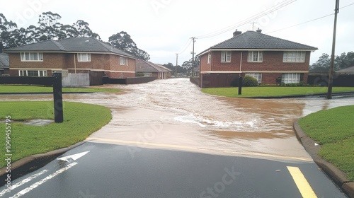 Severe flooding disrupts residential areas and creates unsafe conditions for local residents photo