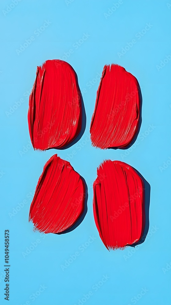 Red Paint Strokes on Blue Background, Abstract Image, Texture, Pattern Background, Wallpaper, Cover and Screen of Smartphone, PC, Laptop, 9:16 and 16:9 Format Red Paint Strokes on Blue Background, Abstract Image, Texture, Pattern Background, Wallpaper, Cover and Screen of Smartphone, PC, Laptop, 9:16 and 16:9 Format