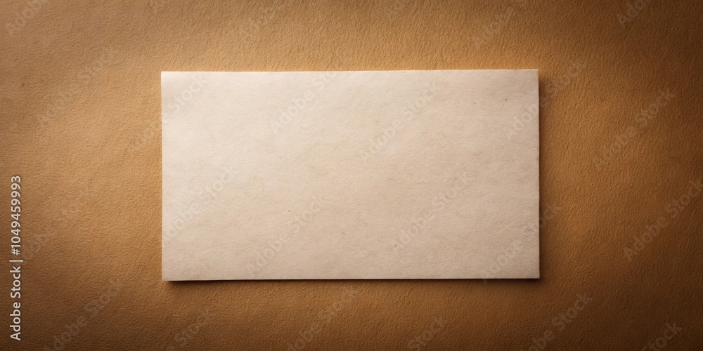 Fototapeta premium Brown paper with white spot on low angle view