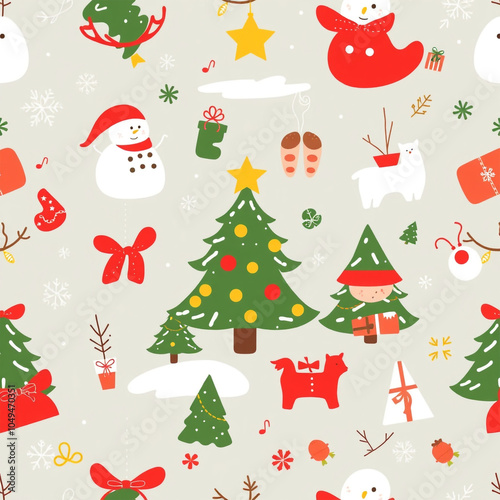 christmas seamless background