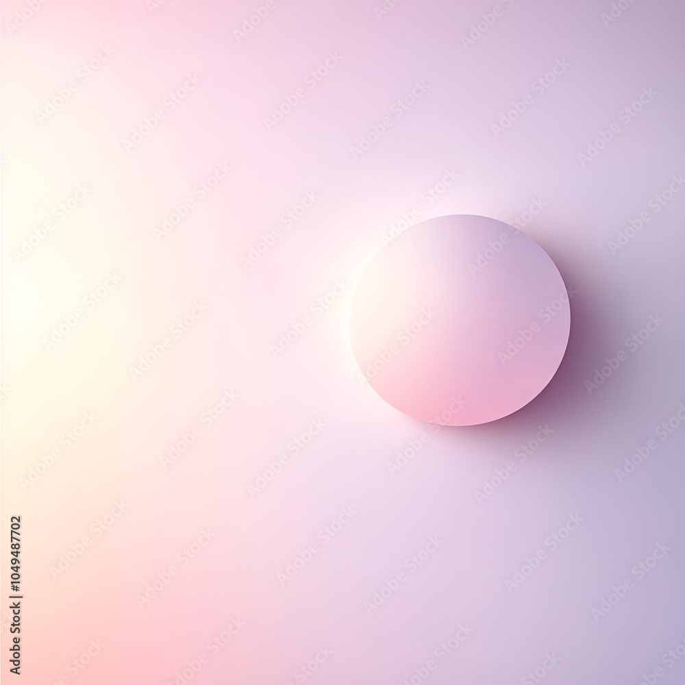 Gradient Circle in Soft Pinks and Purples