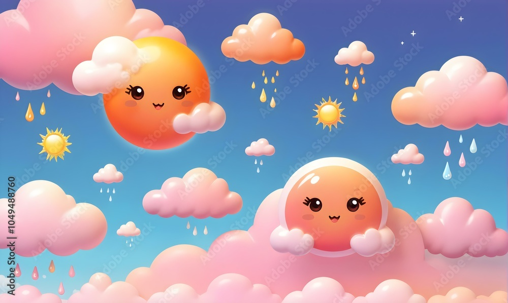 wallpaper : Icons about the weather wallpaper : Icons about the weather