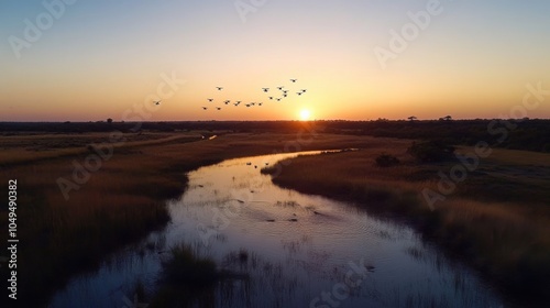 Conservation Technology: Drones survey and track wildlife in protected conservation areas. photo