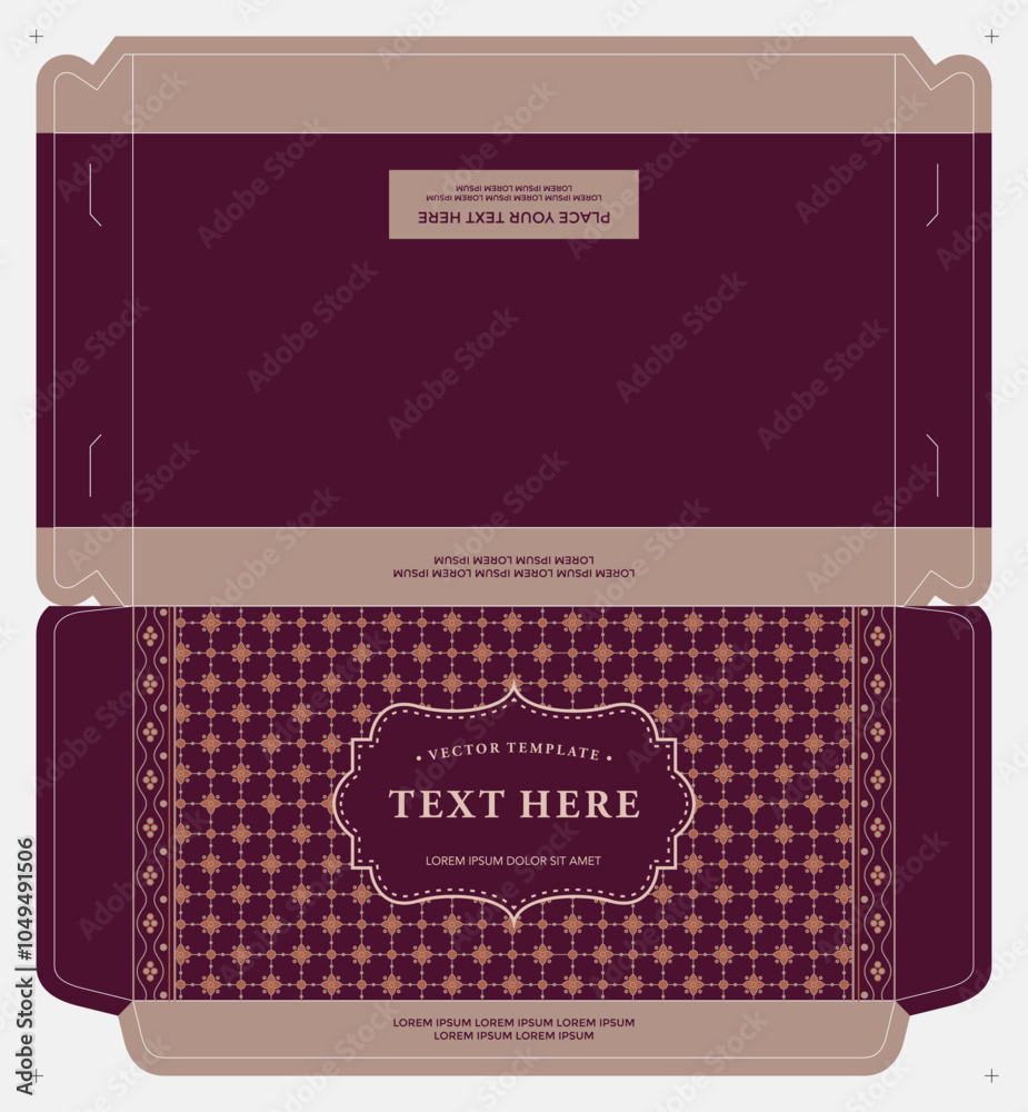 Foto Modern Batik Box Design with Traditional Patterns