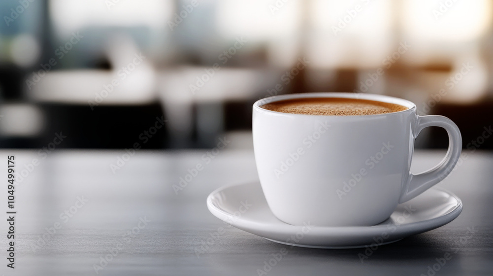 Morning Coffee Break: A steaming cup of coffee sits on a table, the warm glow of the sun filtering through the window behind it. The perfect start to your day. Morning Coffee Break: A steaming cup of coffee sits on a table, the warm glow of the sun filtering through the window behind it. The perfect start to your day.