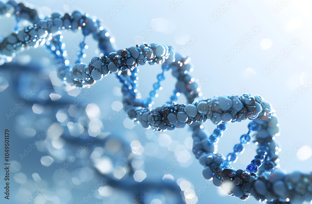 A crystal clear 3D model of DNA