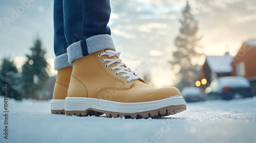 Stylish winter boots perfect for snowy adventures explore comfort and fashion this season photo