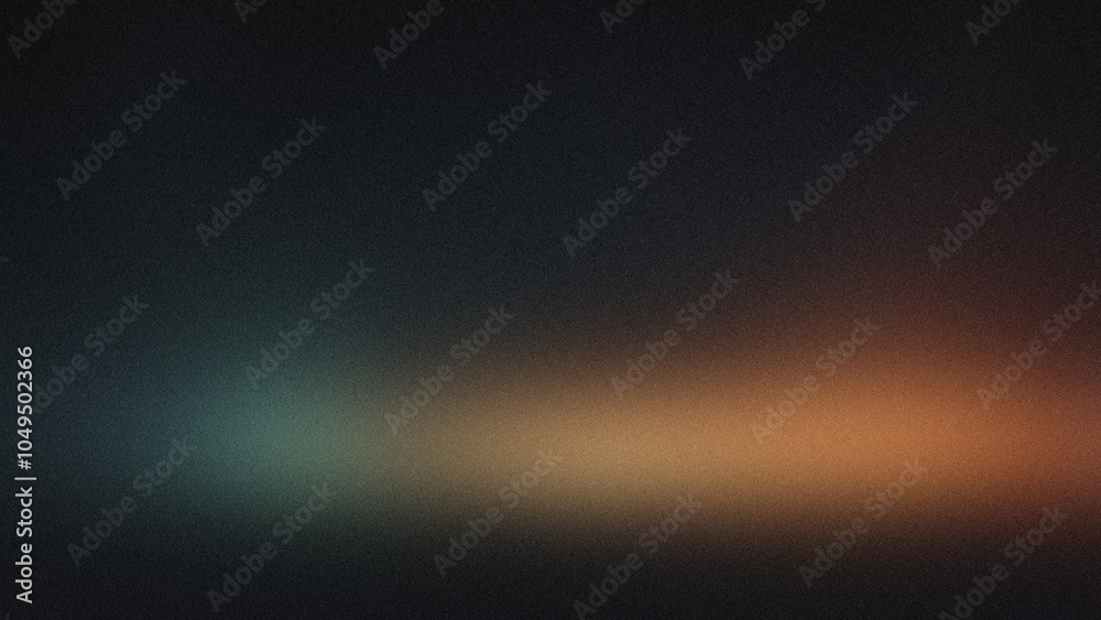 Obraz premium Moody grainy background with soft light spots forming a gradient effect