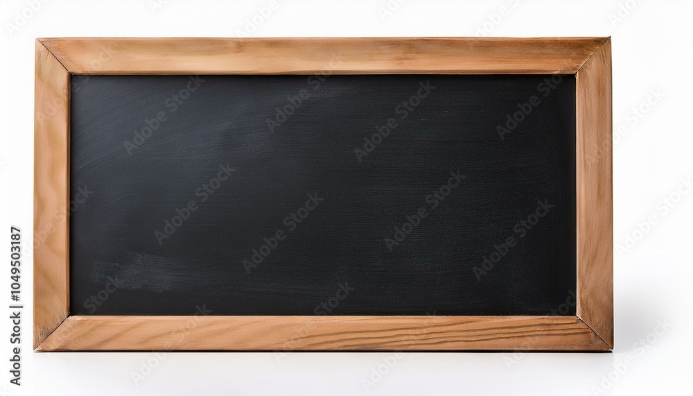 Blank chalkboard with wood frame Blank chalkboard with wood frame
