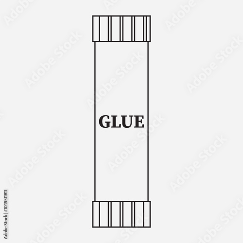 Glue icon. glue icon symbol on white background. vector illustration.