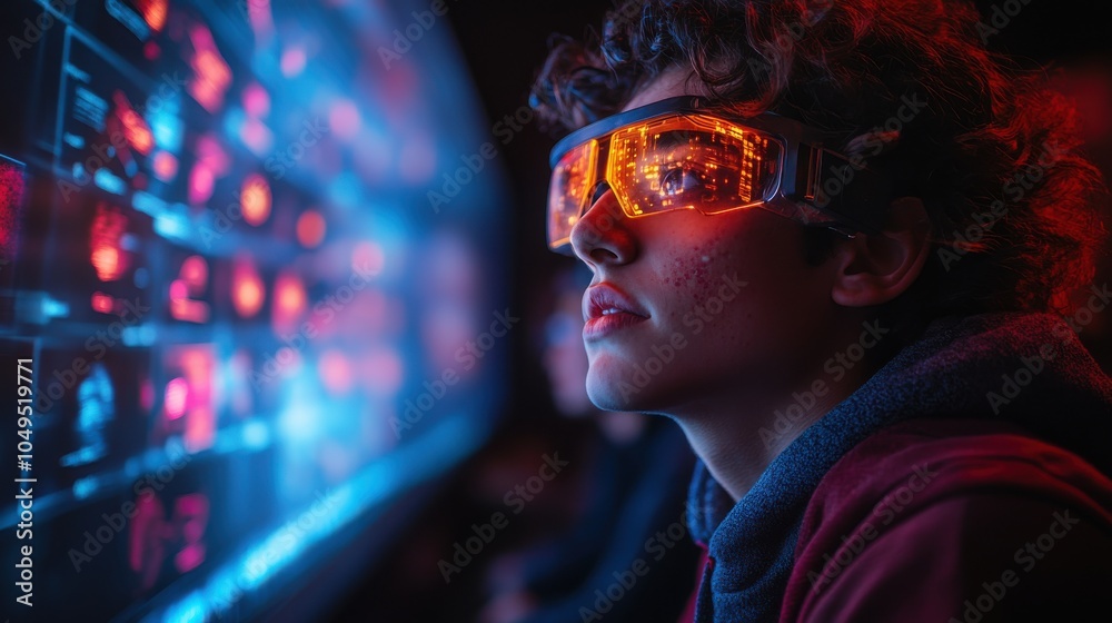 The screen is filled with a variety of images and patterns. Generative AI The screen is filled with a variety of images and patterns. Generative AI