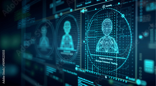 AI-Driven Recruitment: Digital Interface Analyzing Resumes In Real-Time